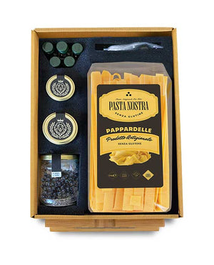 Interno del meal kit Il Pesto del Re