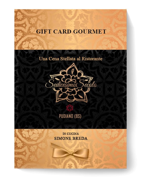 Gift Card Cena al Sedicesimo Secolo - 1 stella Michelin