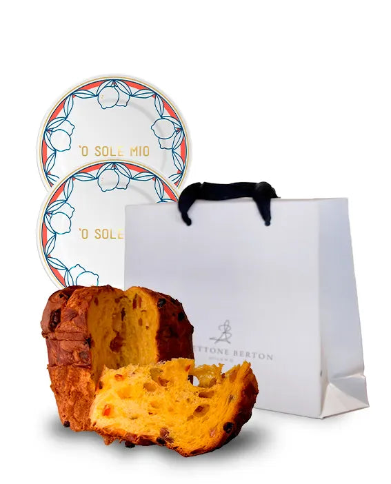Il Panettone di Andrea Berton e i piattini “O' Sole Mio”