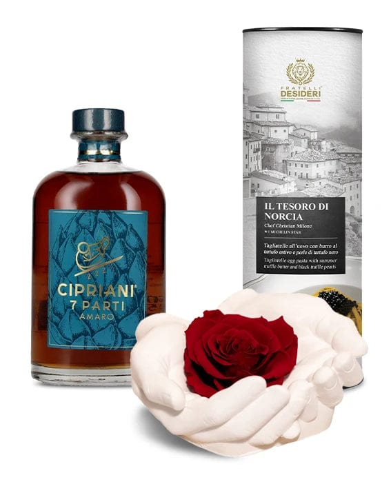 Il Tesoro di Norcia, "Una rosa è per sempre!" e l'Amaro Cipriani