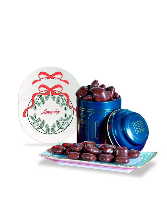 Le Nougatine al cioccolato fondente di Carlo Cracco e i piattini natalizi “Happy Days”