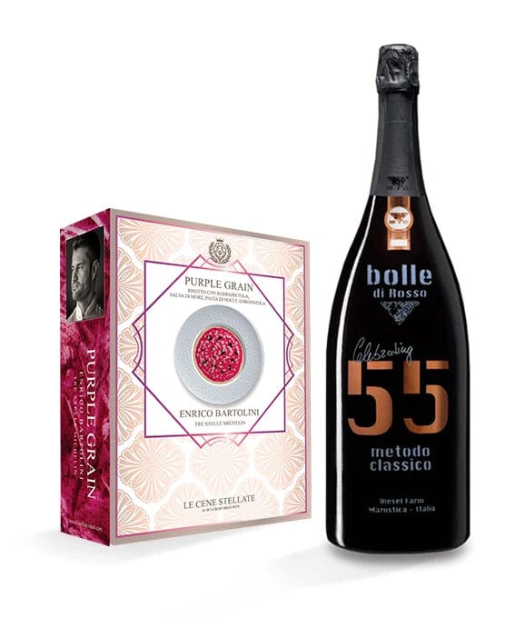 Purple Grain Gift Box e il Celebrating 55 Metodo Classico