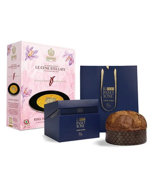 Riso, Oro e Zafferano e il Panettone Stellato Bluh Furore