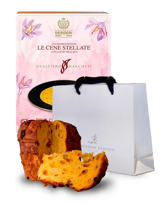 Riso, Oro e Zafferano e il Panettone di Andrea Berton