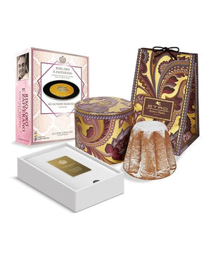 Riso, Oro e Zafferano Gift Box e il Pandoro ETRO x Aimo e Nadia