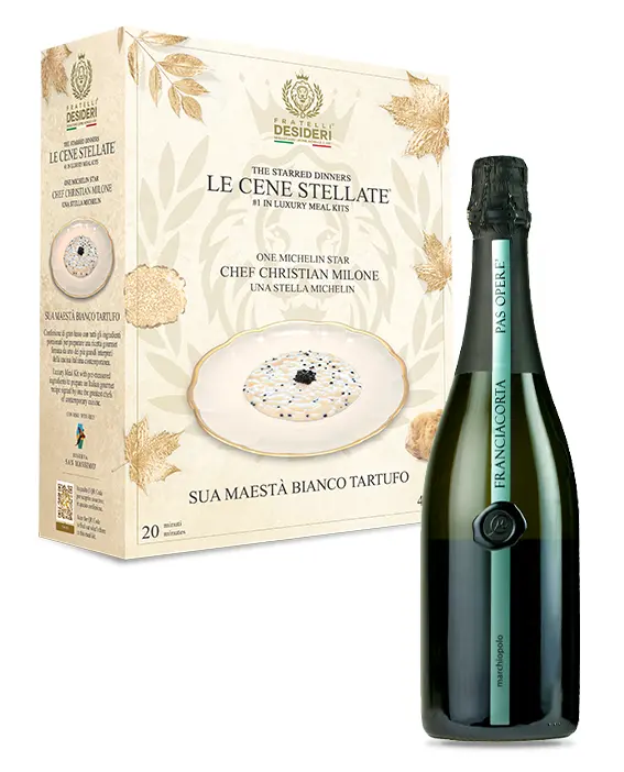 Sua Maestà Bianco Tartufo e il Marchiopolo Franciacorta