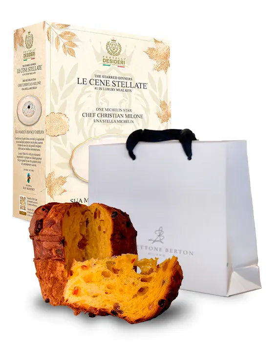 Sua Maestà Bianco Tartufo e il Panettone di Andrea Berton